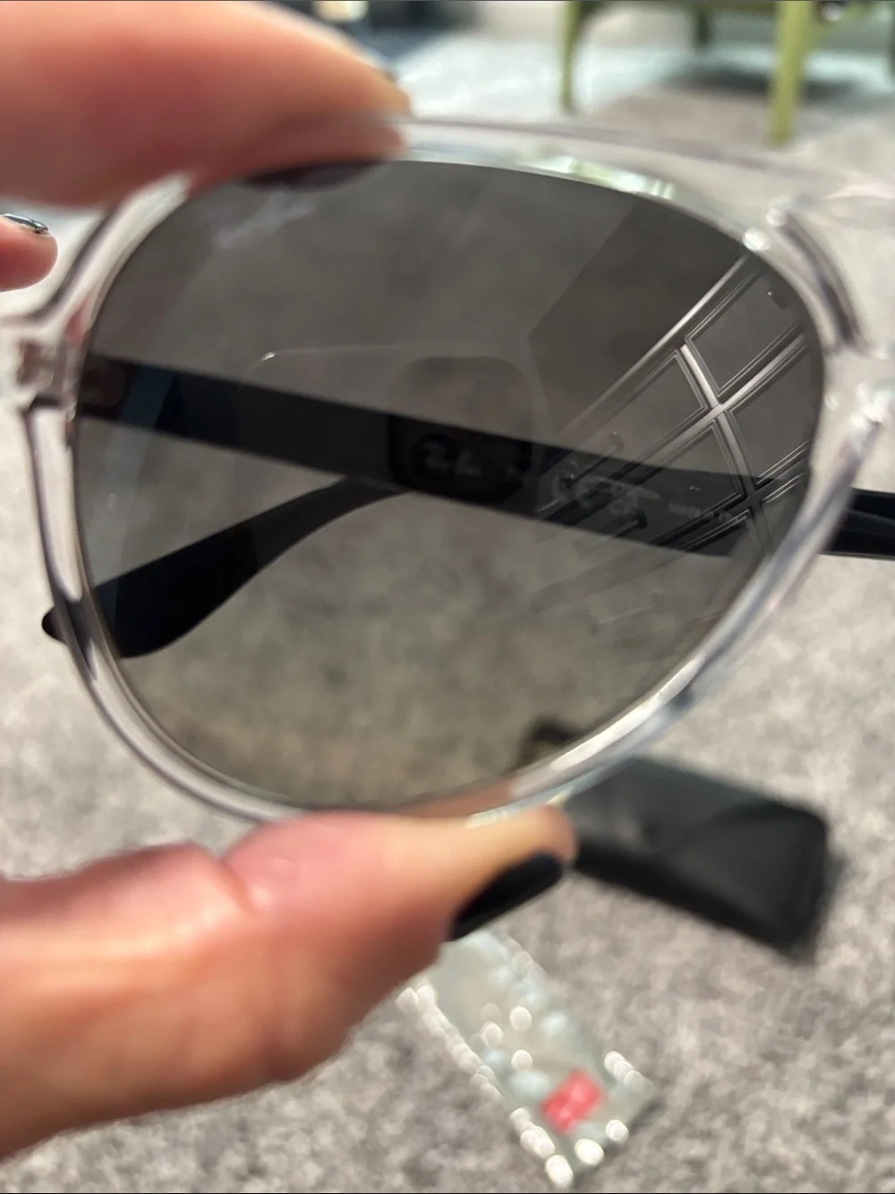 New in Case Ray-Ban Aviator Pilot Sunglasses